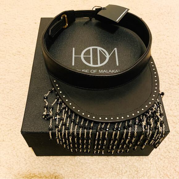 Rare HOM House of Malakai Beaded Visor with Box main image 4